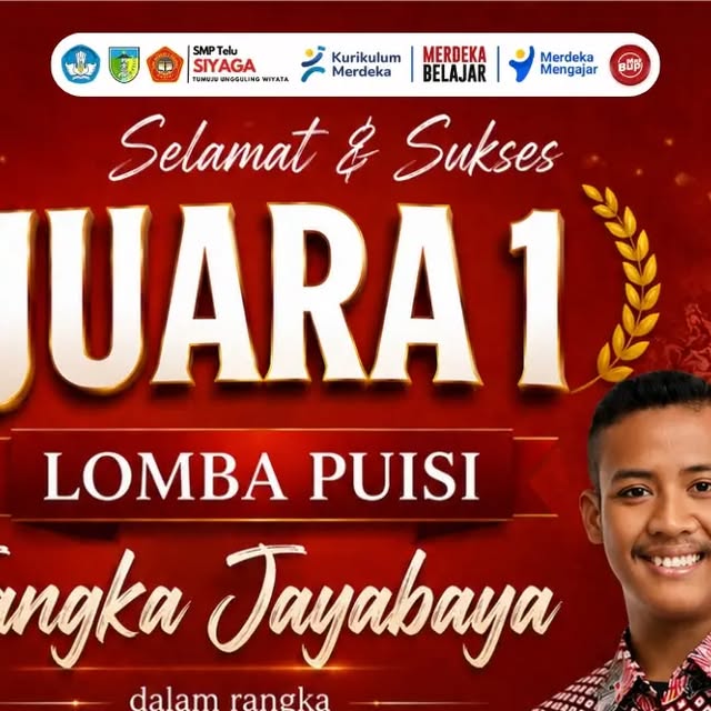 Guru SMPN 3 Grogol Raih Juara 1 Lomba Puisi Jangka Jayabaya Festival Kuno Kini 2026