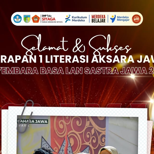 Kaka Caranova Al Sabet Juara Harapan 1 Literasi Aksara Jawa Kabupaten Kediri 2026
