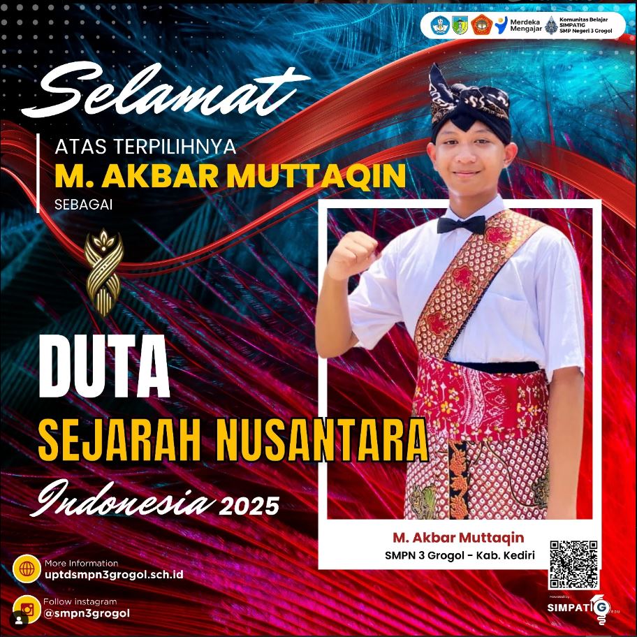Bangga! M. Akbar Muttaqin, Duta Sejarah Nusantara 2025
