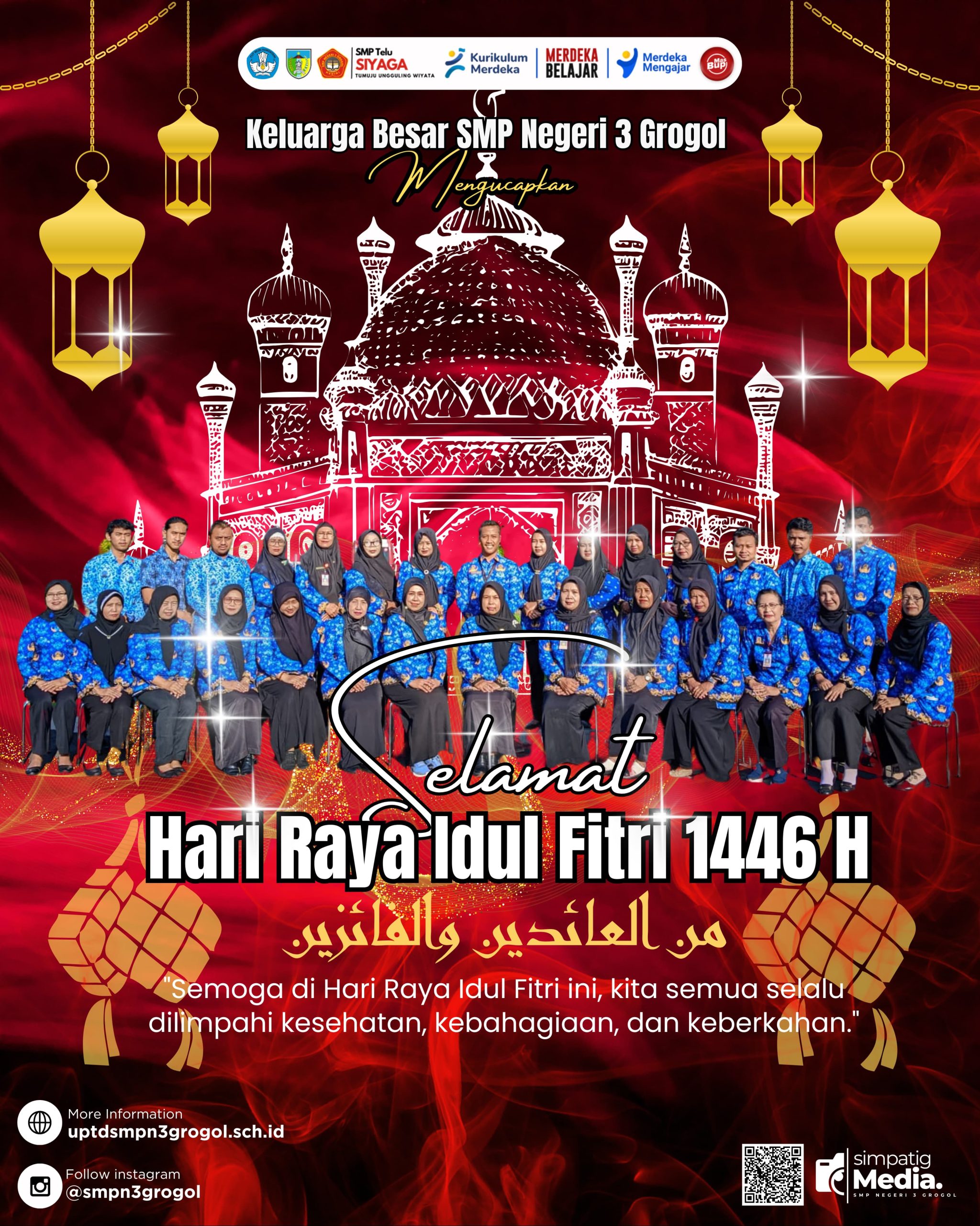 LEBARAN KELUARGA BESAR SMPN 3 GROGOL