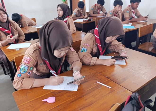 MGMP Bahasa Indonesia dan Matematika Gelar Try Out TKA Kelas IX Se-Kabupaten Kediri