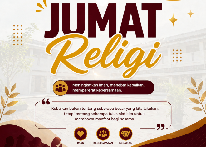 Jumat Budaya SMP Negeri 3 Grogol: Pembinaan Karakter dan Moderasi Beragama Siswa