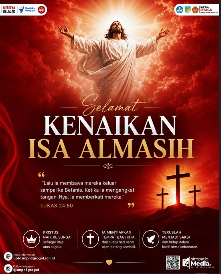 Memaknai Kenaikan Isa Almasih dengan Iman dan Pengharapan
