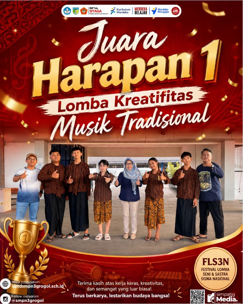 Prestasi Membanggakan SMP Negeri 3 Grogol di Ajang FLS3N